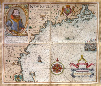 New England by Van der Passe (large version)