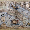 Italia by  G. and L. Rosaccio 1607