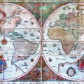 Wallmap of the World by N. van Wassenaer