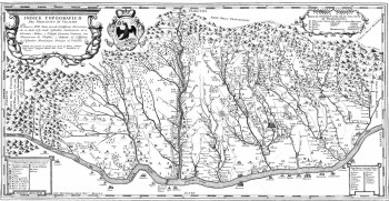 Map of Wallachia ( Indice Topografico del principato di Valachia)