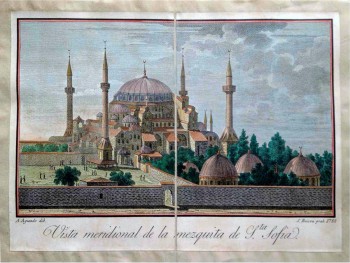 Vista meridional de la mezquita de S.ta Sofia