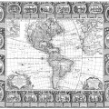 Carte d’AMERIQUE, divisee en ses principaux pays. Dressee sur… (Bigger version)