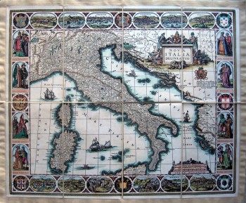 Nova Italiae Delineatio-Hondius (big version)