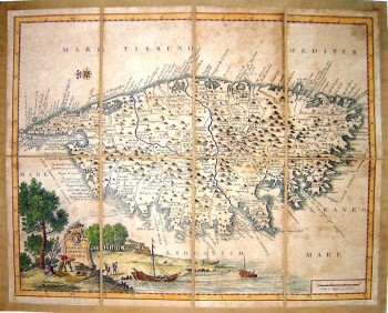 Carta Geografica del Regno di Corsica