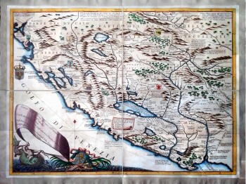 Montenegro: Corso delli fiumi Drino, e Boiana nella Dalmatia