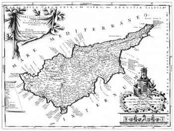A Camantis Insula Hoggi di Cipro by Coronelli