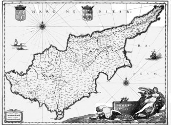 Cyprus Insula by Janssonius