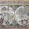Nova  Universi Terrarum Orbis Mappa Ex Optimis Quibusque Geographicis… by Judoco Hondio