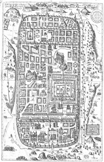 Ierusalem, et suburbia eius, sicut tempore Christi floruit…descripta per Christianum Adrichom Delphum
