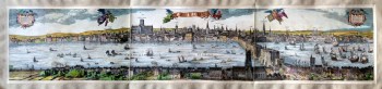 Panoramic view of London by Visscher