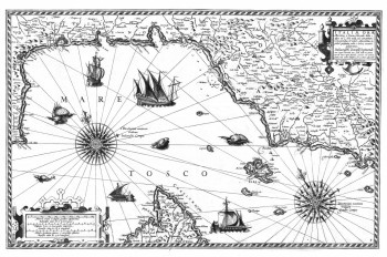 Italiae orae Maritime a’ Portu Herculis dicto usque ad C. delle Melle